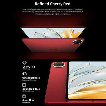 Teclast T60AI WiFi Tablet PC, 6GB+128GB, 12 inch Android 15 Allwinner A733 Octa Core with NPU - TECLAST by TECLAST | Online Shopping UK | buy2fix