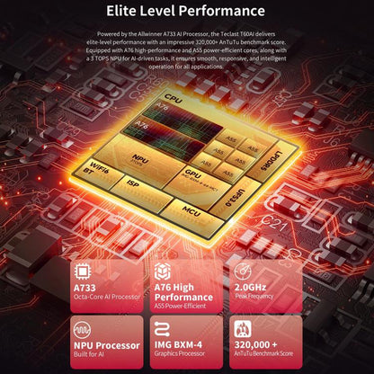 Teclast T60AI WiFi Tablet PC, 6GB+128GB, 12 inch Android 15 Allwinner A733 Octa Core with NPU - TECLAST by TECLAST | Online Shopping UK | buy2fix