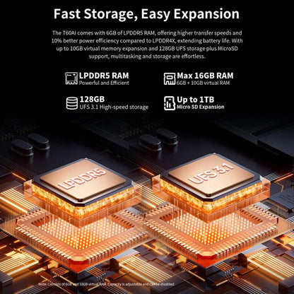 Teclast T60AI WiFi Tablet PC, 6GB+128GB, 12 inch Android 15 Allwinner A733 Octa Core with NPU - TECLAST by TECLAST | Online Shopping UK | buy2fix