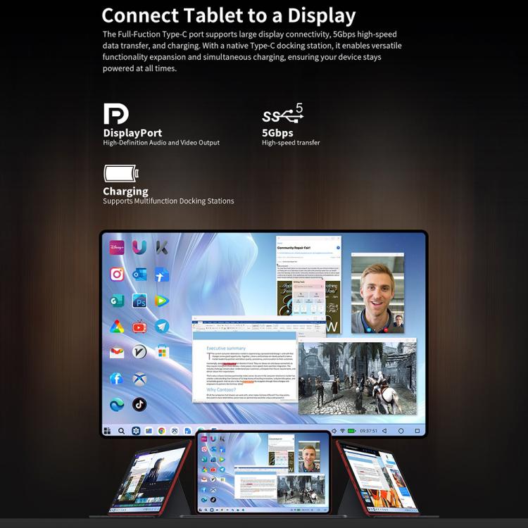 Teclast T60AI WiFi Tablet PC, 6GB+128GB, 12 inch Android 15 Allwinner A733 Octa Core with NPU - TECLAST by TECLAST | Online Shopping UK | buy2fix