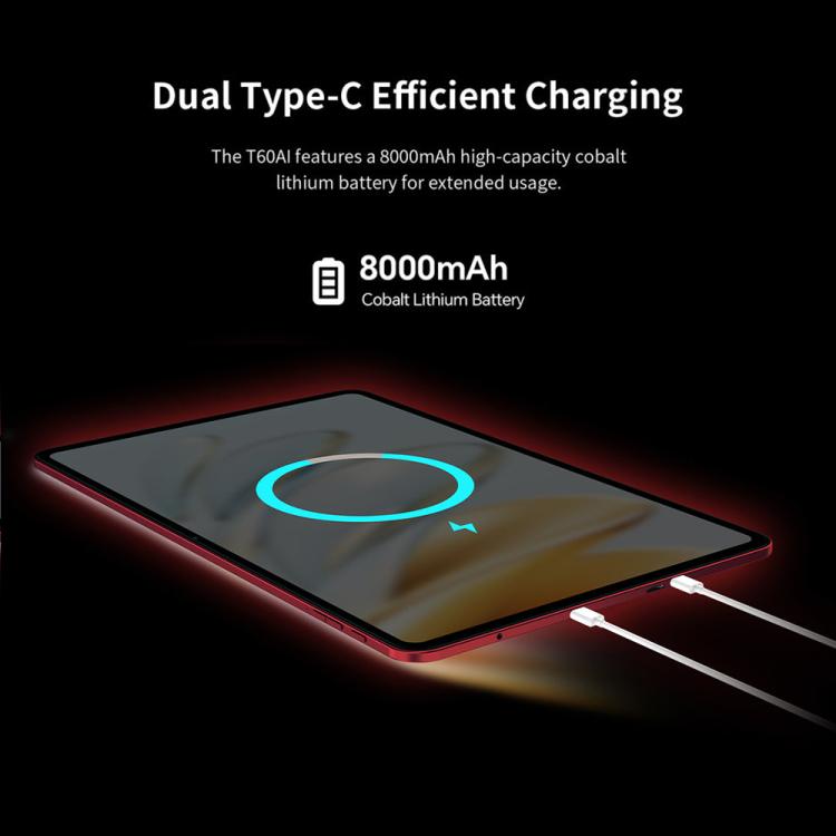 Teclast T60AI WiFi Tablet PC, 6GB+128GB, 12 inch Android 15 Allwinner A733 Octa Core with NPU - TECLAST by TECLAST | Online Shopping UK | buy2fix