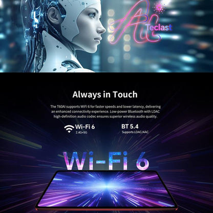 Teclast T60AI WiFi Tablet PC, 6GB+128GB, 12 inch Android 15 Allwinner A733 Octa Core with NPU - TECLAST by TECLAST | Online Shopping UK | buy2fix