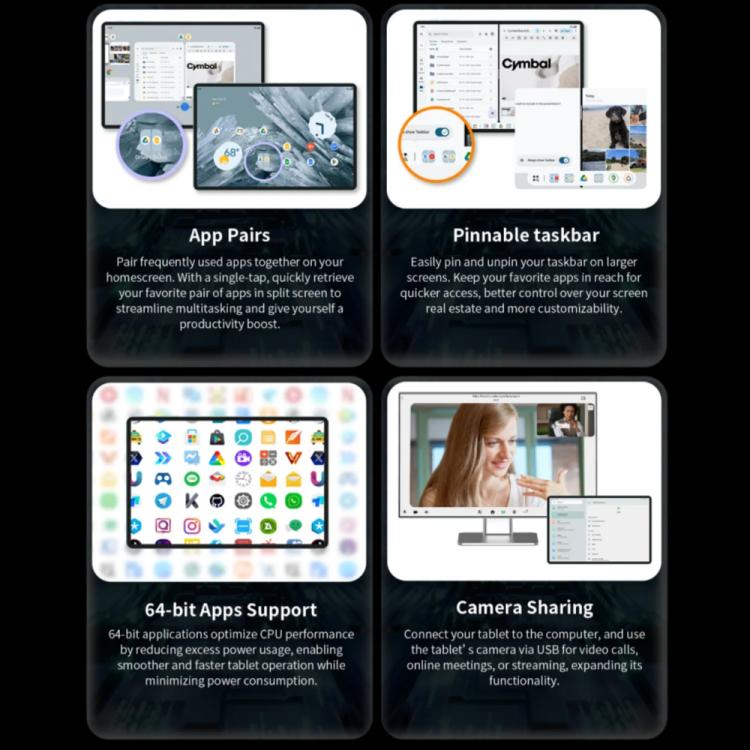 Teclast T60AI WiFi Tablet PC, 6GB+128GB, 12 inch Android 15 Allwinner A733 Octa Core with NPU - TECLAST by TECLAST | Online Shopping UK | buy2fix