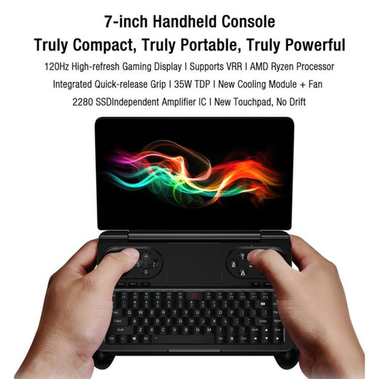 GPD WIN Mini 2025 Handheld Gaming PC, 16GB+1TB, 7 inch Windows 11 Home AMD Ryzen 7 8840U, UK Plug - Pocket Console by GPD | Online Shopping UK | buy2fix