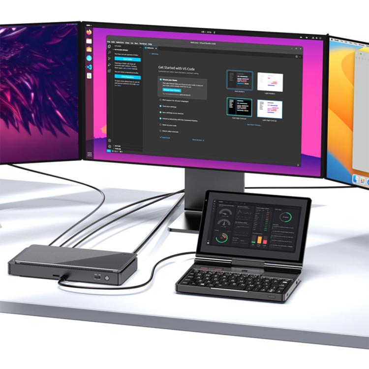 GPD Pocket 4 Handheld Gaming PC, 32GB+2TB, 8.8 inch Windows 11 Home AMD Ryzen AI 9 HX 370, US Plug - Pocket Console by GPD | Online Shopping UK | buy2fix