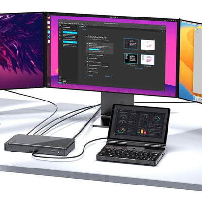 GPD Pocket 4 Handheld Gaming PC, 32GB+2TB, 8.8 inch Windows 11 Home AMD Ryzen AI 9 HX 370, EU Plug - Pocket Console by GPD | Online Shopping UK | buy2fix