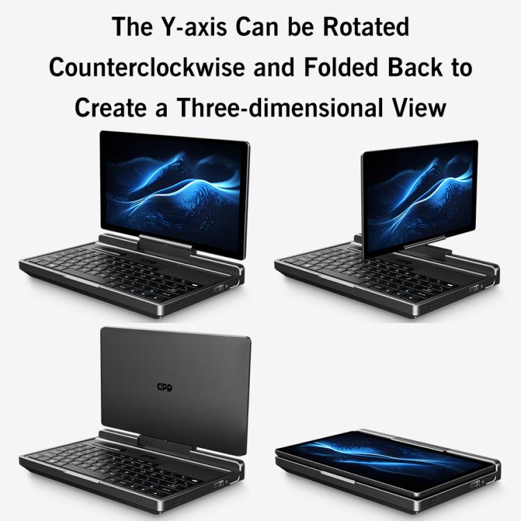 GPD MicroPC 2 Handheld Gaming PC, 16GB+512GB, 7 inch Windows 11 Pro Intel Core i3-N300, EU Plug - Pocket Console by GPD | Online Shopping UK | buy2fix