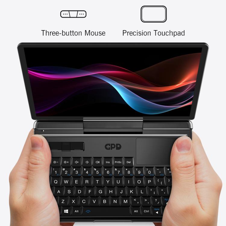 GPD MicroPC 2 Handheld Gaming PC, 16GB+512GB, 7 inch Windows 11 Pro Intel Core i3-N300, EU Plug - Pocket Console by GPD | Online Shopping UK | buy2fix