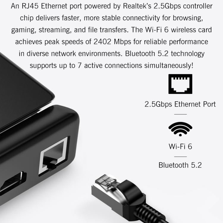 GPD MicroPC 2 Handheld Gaming PC, 16GB+512GB, 7 inch Windows 11 Pro Intel Core i3-N300, EU Plug - Pocket Console by GPD | Online Shopping UK | buy2fix