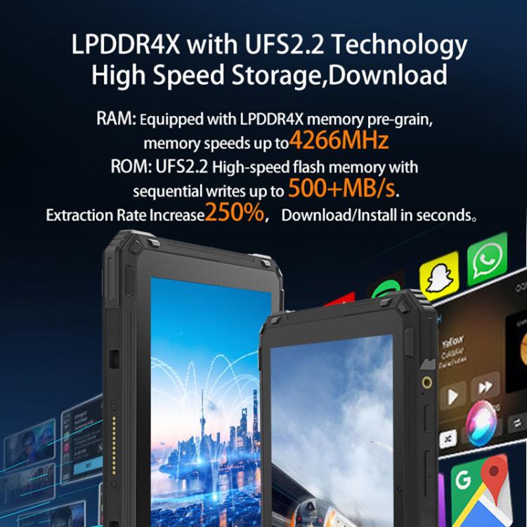 CENAVA A88ST IP68 Rugged Tablet PC, 4GB+64GB, 8 inch Android 11 MTK6771 Octa Core, 4G Network, EU Plug - CENAVA by CENAVA | Online Shopping UK | buy2fix