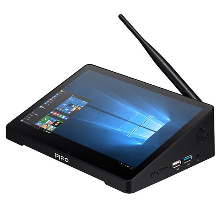 PiPo H10PRO All-in-One Mini PC, 10.1 inch, 16GB+128GB+256GB, Windows 11 Intel Alder Lake N100 Quad Core, US Plug (Black) - PiPO by PiPo | Online Shopping UK | buy2fix