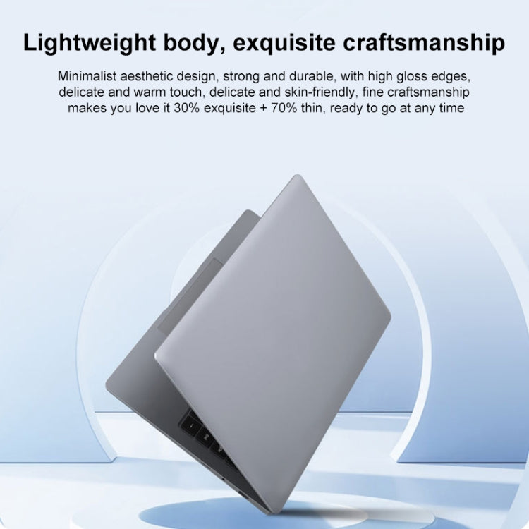 S07 14 inch Ultrathin Laptop, 6GB+512GB, Windows 11 Intel Celeron N3350 Dual Core, US Plug (Silver Grey) - Others by buy2fix | Online Shopping UK | buy2fix