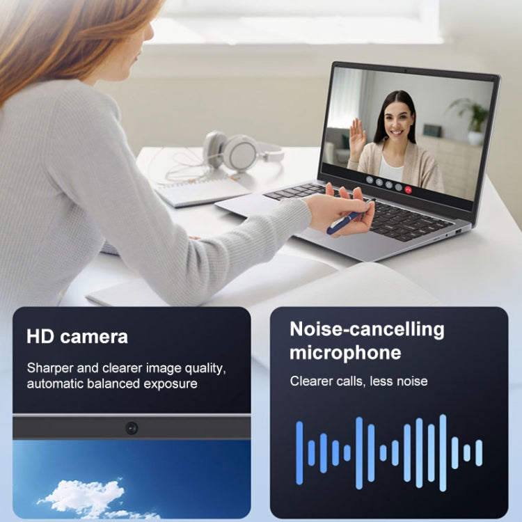 S07 14 inch Ultrathin Laptop, 6GB+1TB, Windows 11 Intel Celeron N3350 Dual Core, US Plug (Silver Grey) - Others by buy2fix | Online Shopping UK | buy2fix