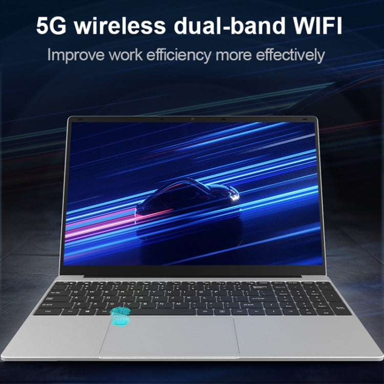 H15 15.6 inch Ultrathin Laptop, 16GB+128GB, Windows 11 Intel Processor N95 Quad Core, US Plug (Silver) - Others by buy2fix | Online Shopping UK | buy2fix