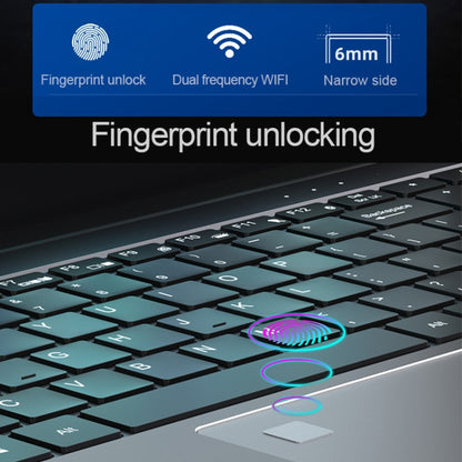 H15 15.6 inch Ultrathin Laptop, 16GB+128GB, Windows 11 Intel Processor N95 Quad Core, EU Plug (Silver) - Others by buy2fix | Online Shopping UK | buy2fix