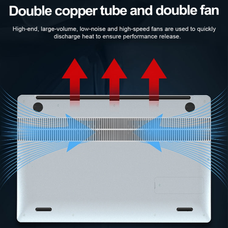 H15 15.6 inch Ultrathin Laptop, 16GB+512GB, Windows 11 Intel Processor N95 Quad Core, EU Plug (Silver) - Others by buy2fix | Online Shopping UK | buy2fix