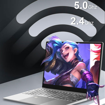 H15 15.6 inch Ultrathin Laptop, 16GB+256GB, Windows 11 Intel Celeron N5095 Quad Core, EU Plug (Rose Gold) - Others by buy2fix | Online Shopping UK | buy2fix