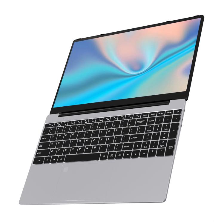 N5095 15.6 inch Laptop, 8GB+256GB, Windows 11 Intel Celeron N5095 Quad Core, Support Fingerprint Unlock, AU Plug (Silver) - Others by buy2fix | Online Shopping UK | buy2fix