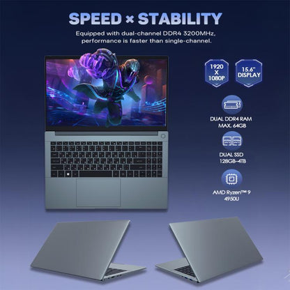 G16 Air 15.6 inch Gaming Laptop, 16GB+512GB, Windows 11 Pro AMD Ryzen 9 4950U Octa Core, UK Plug - Others by buy2fix | Online Shopping UK | buy2fix