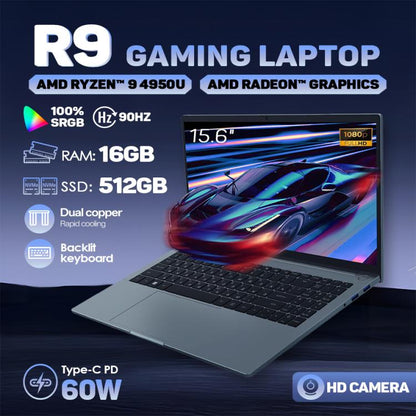 G16 Air 15.6 inch Gaming Laptop, 16GB+512GB, Windows 11 Pro AMD Ryzen 9 4950U Octa Core, UK Plug - Others by buy2fix | Online Shopping UK | buy2fix