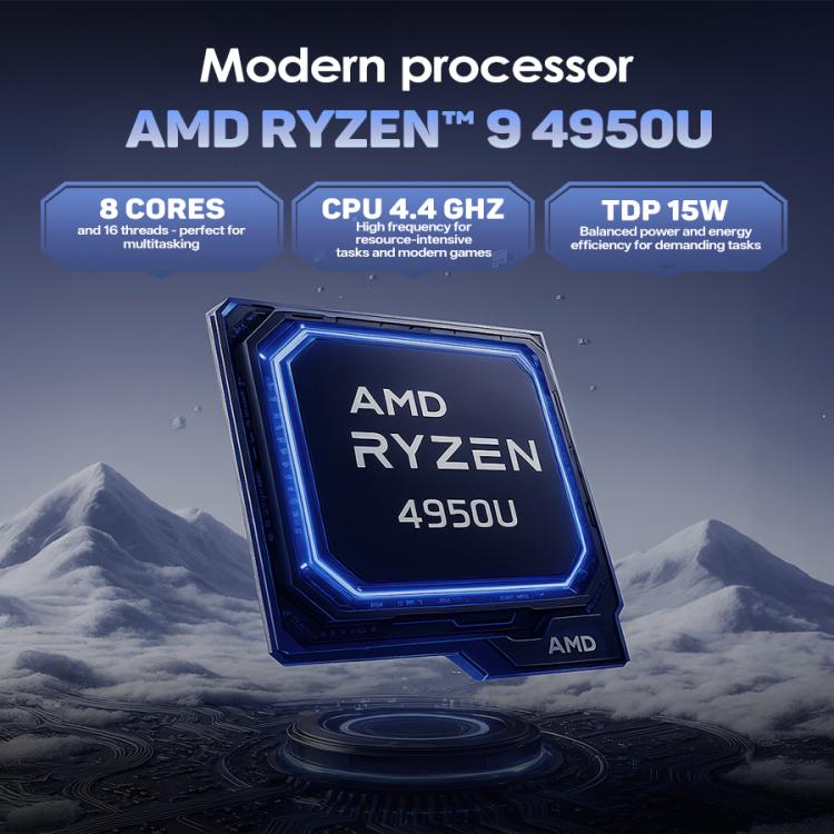 G16 Air 15.6 inch Gaming Laptop, 16GB+512GB, Windows 11 Pro AMD Ryzen 9 4950U Octa Core, EU Plug - Others by buy2fix | Online Shopping UK | buy2fix