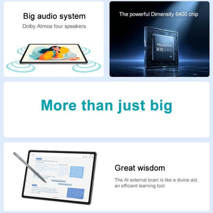 Lenovo Xiaoxin Pad 12.1 inch 2025 WiFi Tablet, 8GB+128GB, MediaTek Dimensity 6400 Octa Core,US Plug (Green) - Lenovo by Lenovo | Online Shopping UK | buy2fix