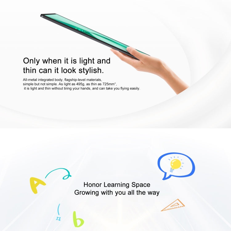 Honor Pad X9 WiFi Tablet PC, 11 inch 6GB+128GB MagicOS 8.0 Qualcomm Snapdragon 680 Octa Core (Cyan) - Other by HONOR | Online Shopping UK | buy2fix