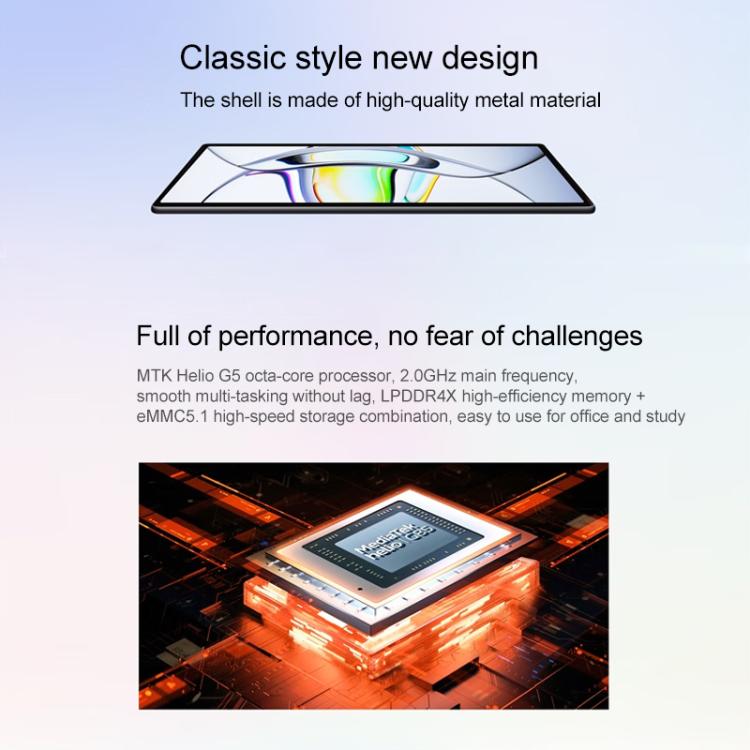 Lenovo S10 10.1 inch WiFi Tablet, 8GB+128GB, ZUI16, MTK Helio G85 Octa Core, Recovery Version (Grey) - Lenovo by Lenovo | Online Shopping UK | buy2fix
