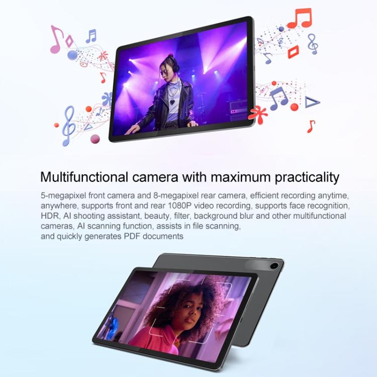 Lenovo S10 10.1 inch WiFi Tablet, 8GB+128GB, ZUI16, MTK Helio G85 Octa Core, Recovery Version (Grey) - Lenovo by Lenovo | Online Shopping UK | buy2fix