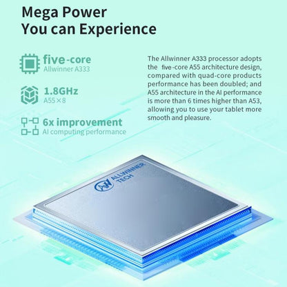 Teclast P85 Tablet PC 8 inch WiFi6, 3GB+64GB, Android 15 Allwinner A333 5-Core(Mint Green) - TECLAST by TECLAST | Online Shopping UK | buy2fix