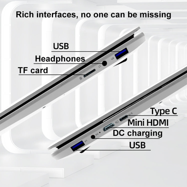 Jumper EZbook S7 15.6 inch Laptop, 12GB+256GB, Windows 11 Intel Alder Lake N95 Quad Core, US Plug(Grey) - Jumper by jumper | Online Shopping UK | buy2fix