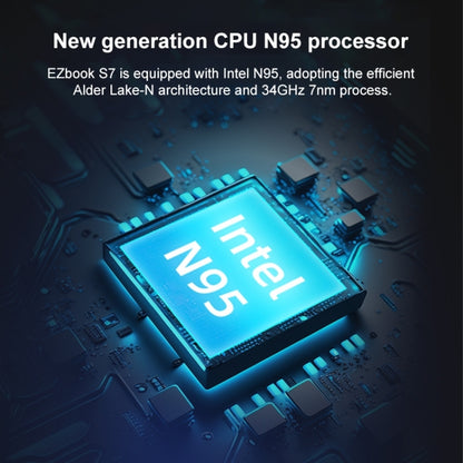 Jumper EZbook S7 15.6 inch Laptop, 12GB+256GB, Windows 11 Intel Alder Lake N95 Quad Core, EU Plug(Grey) - Jumper by jumper | Online Shopping UK | buy2fix