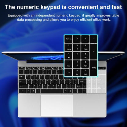 Jumper EZbook S7 15.6 inch Laptop, 12GB+256GB, Windows 11 Intel Alder Lake N95 Quad Core, EU Plug(Grey) - Jumper by jumper | Online Shopping UK | buy2fix