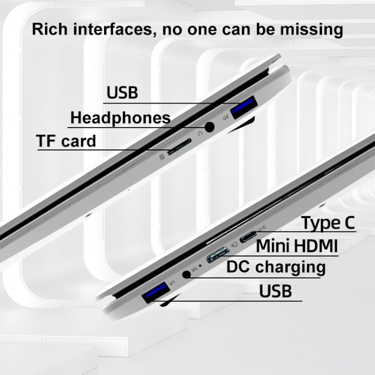 Jumper EZbook S7 Hi 15.6 inch Laptop, 12GB+256GB, Windows 11 Intel Comet Lake 5205U Dual Core, EU Plug(Grey) - Jumper by jumper | Online Shopping UK | buy2fix