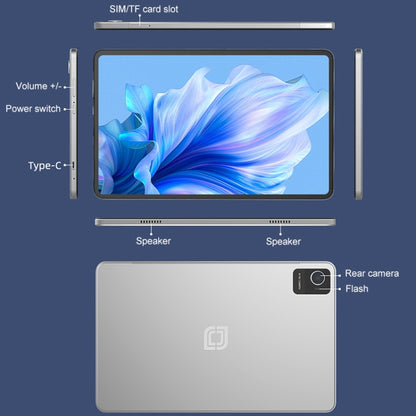 Jumper EZpad M10 Pro Tablet PC, 6GB+128GB, 10.36 inch Android 13 OS Unisoc T606 Octa Core Network: 4G, US Plug - Jumper by jumper | Online Shopping UK | buy2fix