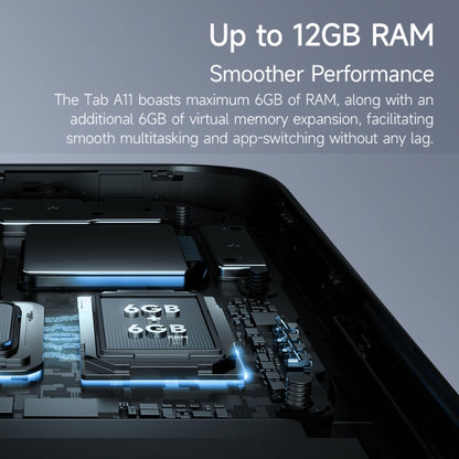 Ulefone Tab A11 Tablet PC, 6GB+256GB, 11 inch Android 14 Unisoc T620 Octa Core 4G Network, EU Plug (Space Grey) - Other by Ulefone | Online Shopping UK | buy2fix