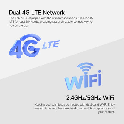 Ulefone Tab A11 Tablet PC, 6GB+256GB, 11 inch Android 14 Unisoc T620 Octa Core 4G Network, EU Plug (Space Grey) - Other by Ulefone | Online Shopping UK | buy2fix