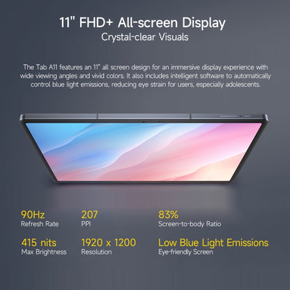 Ulefone Tab A11 Tablet PC, 6GB+256GB, 11 inch Android 14 Unisoc T620 Octa Core 4G Network, EU Plug (Space Grey) - Other by Ulefone | Online Shopping UK | buy2fix