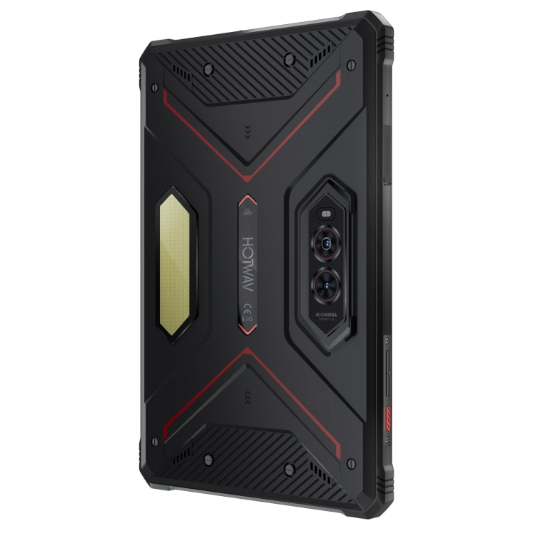 HOTWAV Tab R9 Pro IP68/IP69K Rugged Tablet, 6GB+256GB, 11 inch Android 14 Unisoc T606 Octa Core 4G Network, Global Version with Google Play, EU Plug (Black Red) - Other by HOTWAV | Online Shopping UK | buy2fix