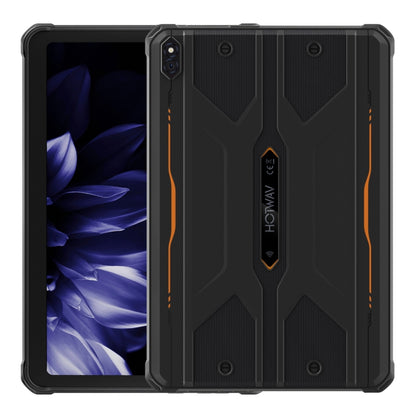 HOTWAV Tab R8 IP68/IP69K Rugged Tablet, 4GB+128GB, 10.1 inch Android 14 Unisoc T606 Octa Core 4G Network, Global Version with Google Play, EU Plug (Black+Orange) - Other by HOTWAV | Online Shopping UK | buy2fix