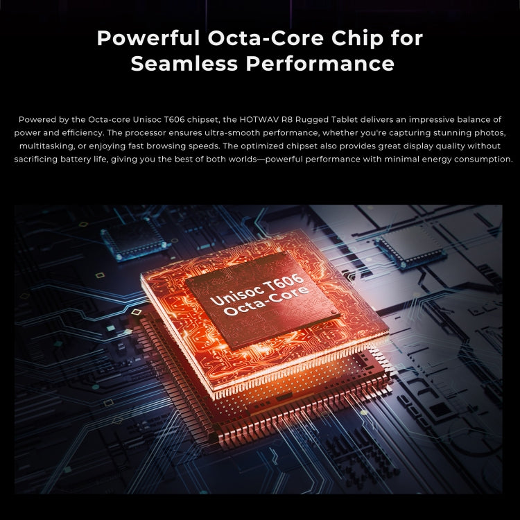 HOTWAV Tab R8 IP68/IP69K Rugged Tablet, 4GB+128GB, 10.1 inch Android 14 Unisoc T606 Octa Core 4G Network, Global Version with Google Play, EU Plug (Black Grey) - Other by HOTWAV | Online Shopping UK | buy2fix