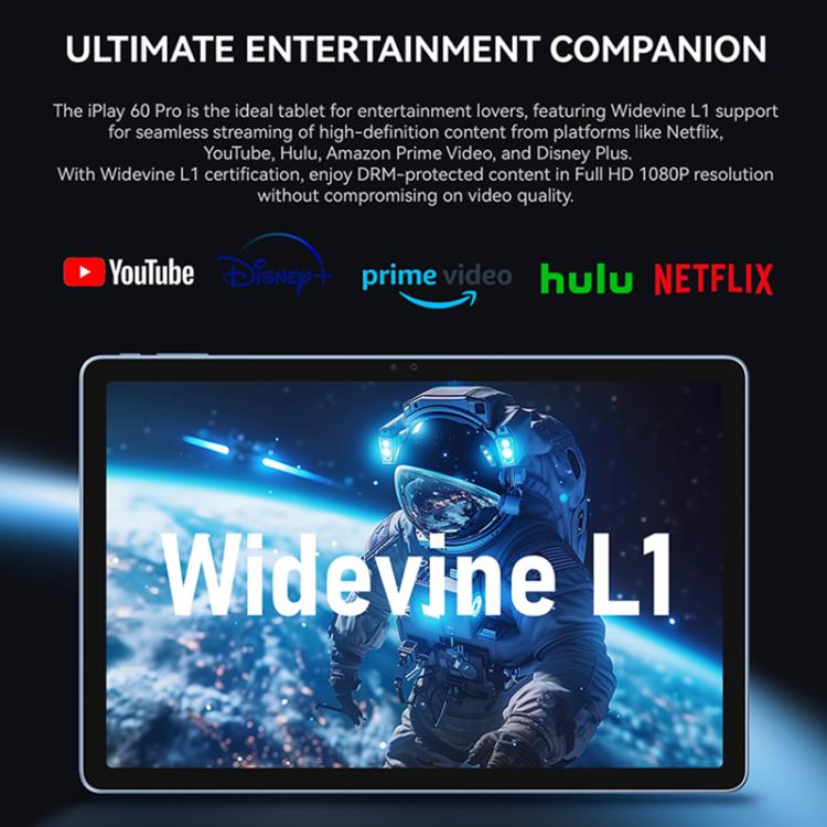 ALLDOCUBE iPlay 60 Pro 4G LTE Tablet PC, 6GB+128GB, 11 inch Android 14 MediaTek Helio G99 Octa Core Support Dual SIM (Dark Gray) - ALLDOCUBE by ALLDOCUBE | Online Shopping UK | buy2fix