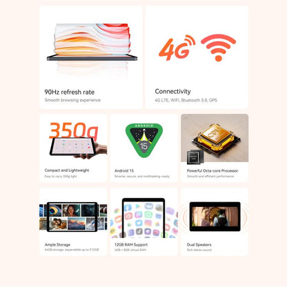 ALLDOCUBE iPlay 60 mini 4G LTE Tablet PC, 4GB+64GB, 8.68 inch Android 15 Unisoc T606 Octa Core Support Dual SIM (Grey) - ALLDOCUBE by ALLDOCUBE | Online Shopping UK | buy2fix