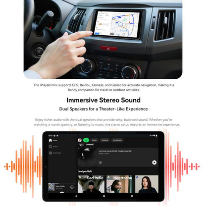 ALLDOCUBE iPlay 60 mini 4G LTE Tablet PC, 4GB+64GB, 8.68 inch Android 15 Unisoc T606 Octa Core Support Dual SIM (Grey) - ALLDOCUBE by ALLDOCUBE | Online Shopping UK | buy2fix