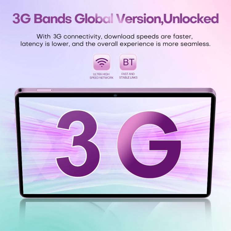 Pad 9 Ultra 10.1 inch 3G Phone Call Tablet PC, 2GB+32GB, Android 10 MTK6737 Quad Core, US Plug (Purple) - 10.1 inch by buy2fix | Online Shopping UK | buy2fix