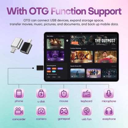 Pad 9 Ultra 10.1 inch 3G Phone Call Tablet PC, 2GB+32GB, Android 10 MTK6737 Quad Core, EU Plug (Purple) - 10.1 inch by buy2fix | Online Shopping UK | buy2fix