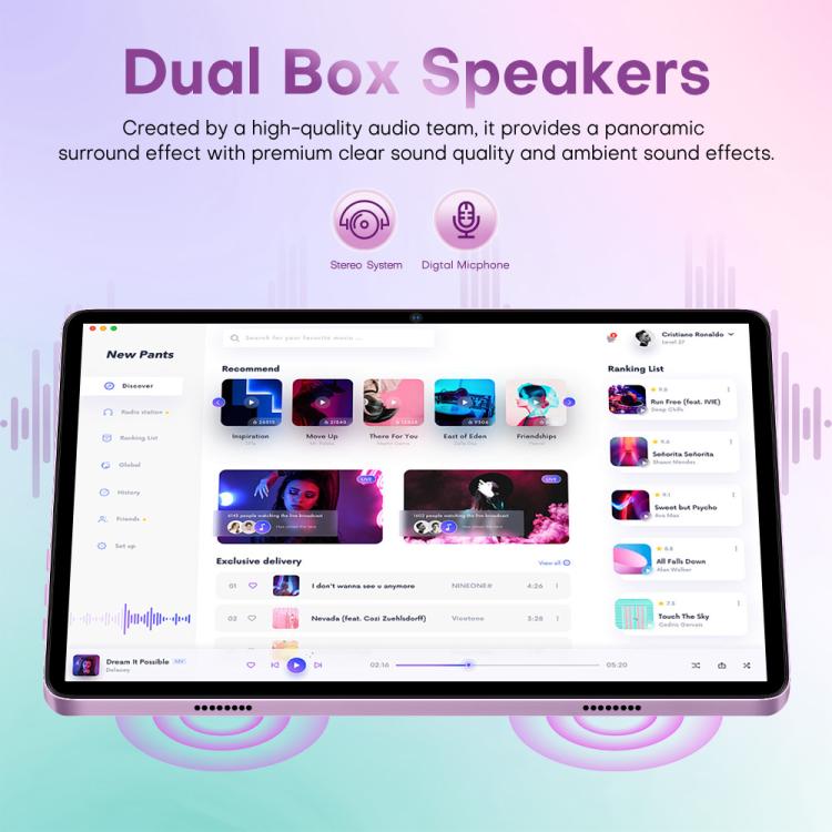 Pad 9 Ultra 10.1 inch 3G Phone Call Tablet PC, 2GB+32GB, Android 10 MTK6737 Quad Core, AU Plug (Purple) - 10.1 inch by buy2fix | Online Shopping UK | buy2fix