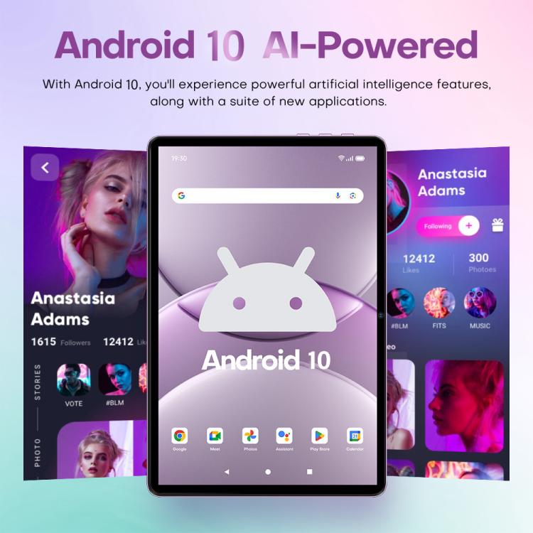 Pad 9 Ultra 10.1 inch 3G Phone Call Tablet PC, 2GB+32GB, Android 10 MTK6737 Quad Core, AU Plug (Black) - 10.1 inch by buy2fix | Online Shopping UK | buy2fix