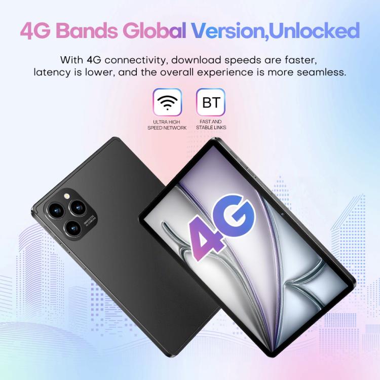 Pad 8 Pro 10.1 inch 4G LTE Tablet PC Combo Set, 4GB+32GB, Android 10 MT6755 Octa Core, with Keyboard / Mouse / Leather Case, EU Plug (Purple) - 10.1 inch by buy2fix | Online Shopping UK | buy2fix