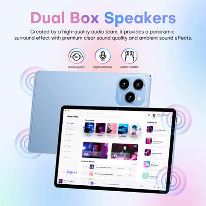 Pad 8 Pro 10.1 inch 4G LTE Tablet PC Combo Set, 4GB+32GB, Android 10 MT6755 Octa Core, with Keyboard / Mouse / Leather Case, EU Plug (Purple) - 10.1 inch by buy2fix | Online Shopping UK | buy2fix